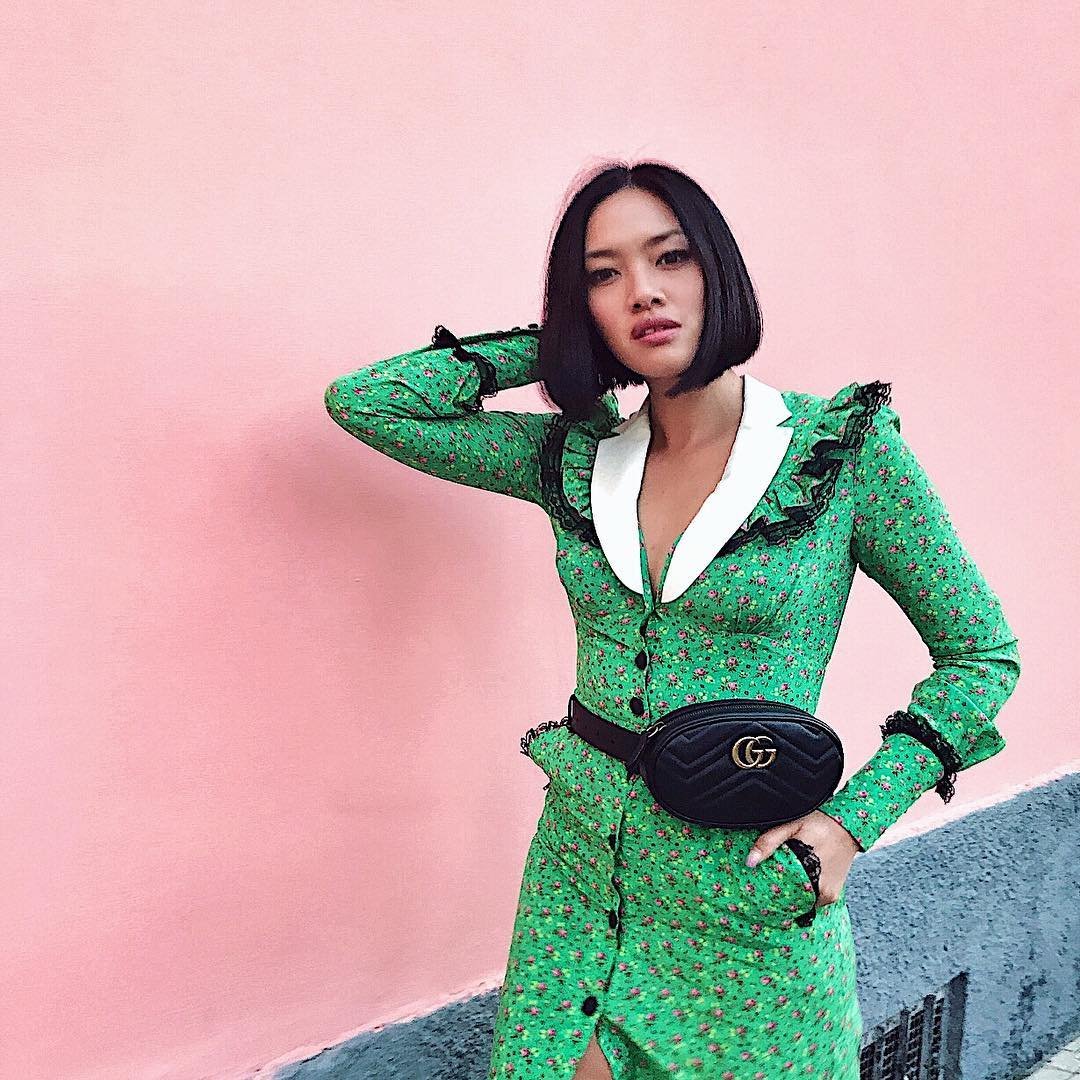 Reference image illustrating Milan Fashion Week Spring 2018: The Most-Loved Street Style Bags on Instagram