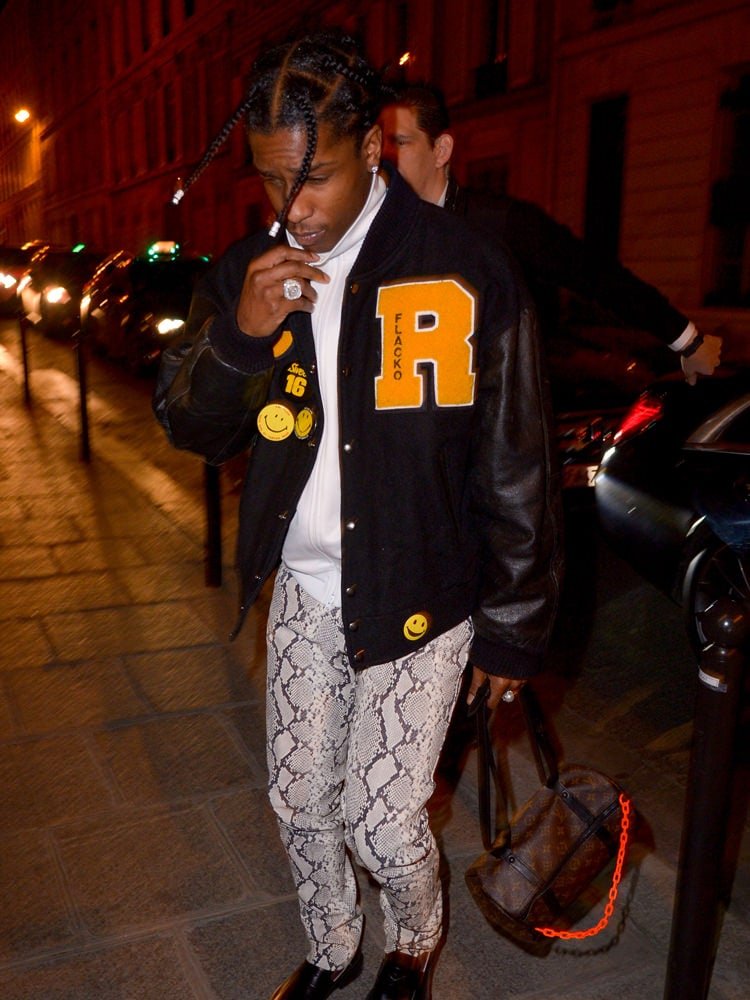 Reference image illustrating Paris Fashion Week Street Style: Louis Vuitton, Saint Laurent, and the Bags Models Carried