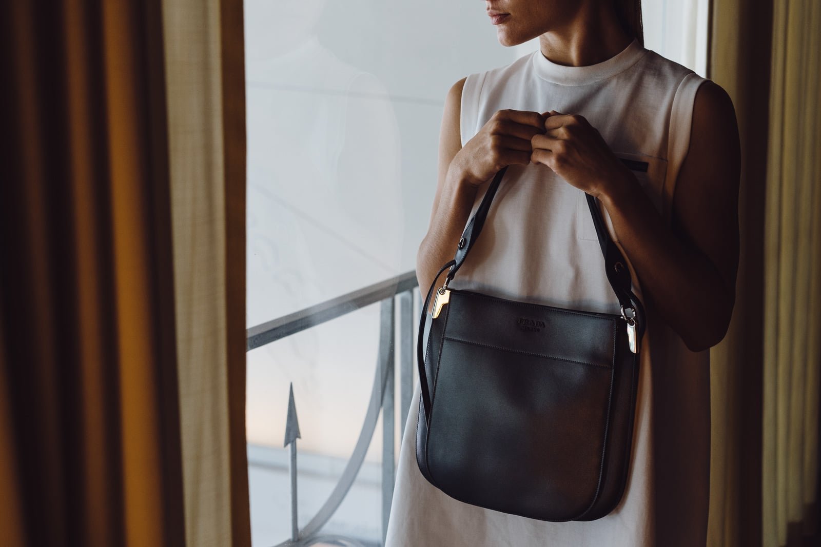 Reference image illustrating Prada Margit Bag Review: A Structured Hobo That Balances Style and Everyday Function