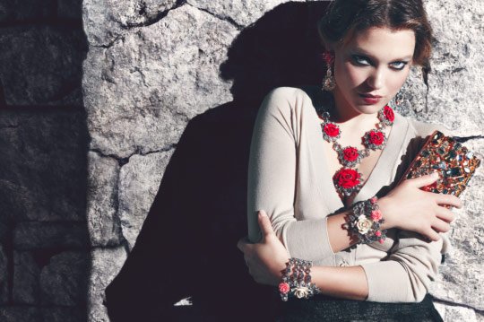 Reference image illustrating Prada Resort 2012 Campaign: A Closer Look at the Handbags and Jewelry