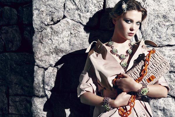 Reference image illustrating Prada Resort 2012 Campaign: A Closer Look at the Handbags and Jewelry