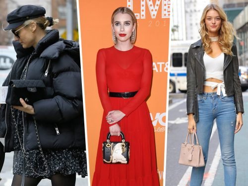 Pre-Fall 2019 Street Style: Prada and Versace Bags Celebrities Are Carrying in NYC thumbnail