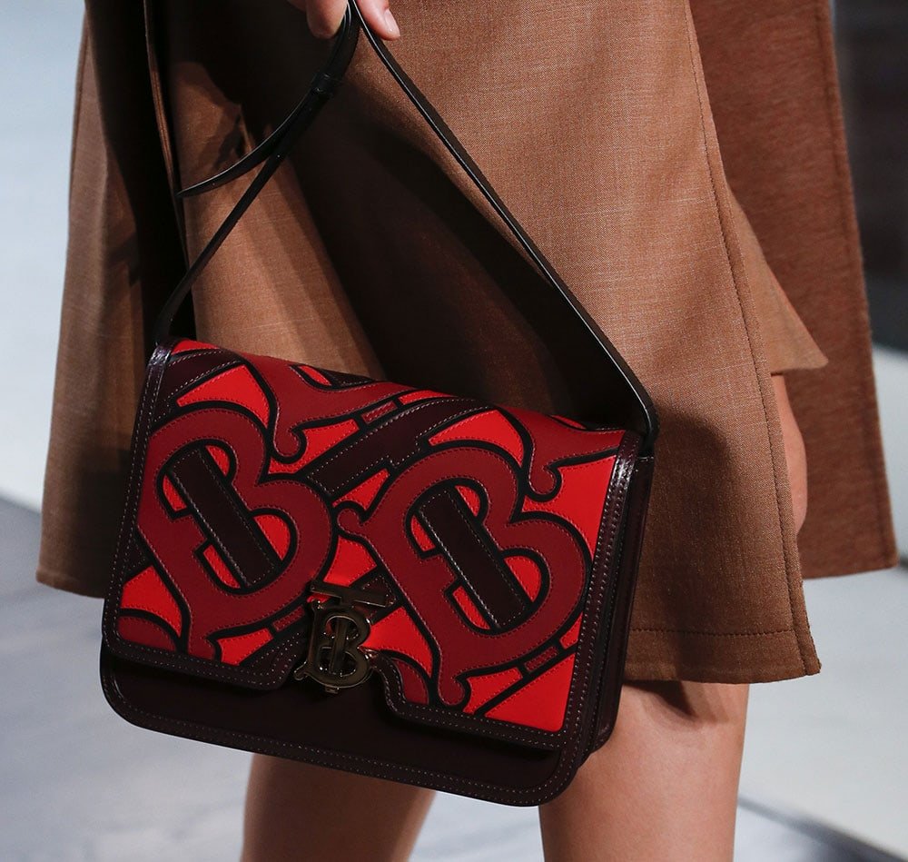 Reference image illustrating Riccardo Tisci’s First Burberry Handbags: Spring 2019 Runway Review