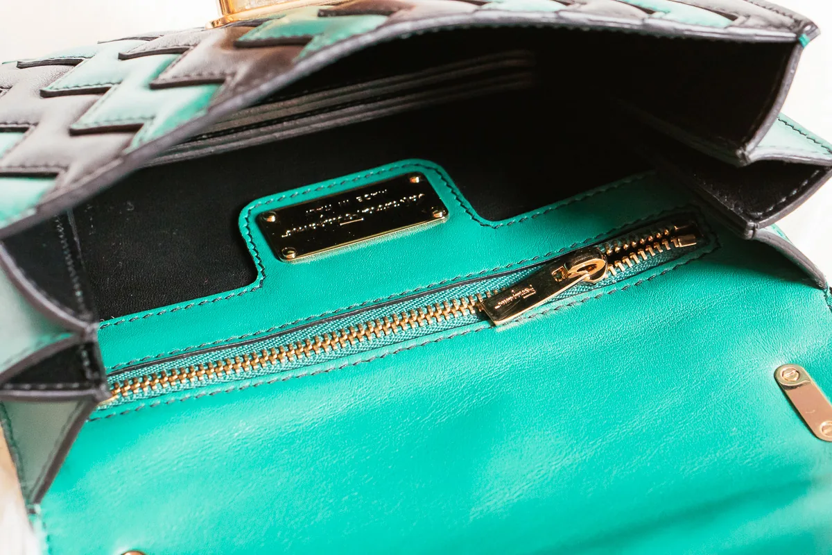 Reference image illustrating Salvatore Ferragamo ZigZag Mini Flap Bag Review: A Bold Summer Essential