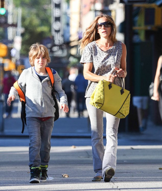 Reference image illustrating Sarah Jessica Parker Spotted with a Bold Yellow Louis Vuitton W Bag in NYC