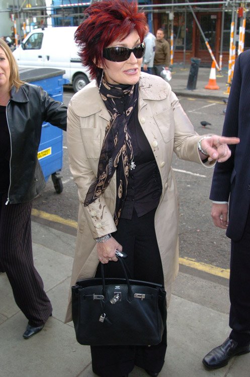 Reference image illustrating Sharon Osbourne's Iconic Handbag Collection: From Hermès Birkins to Vintage Chanel