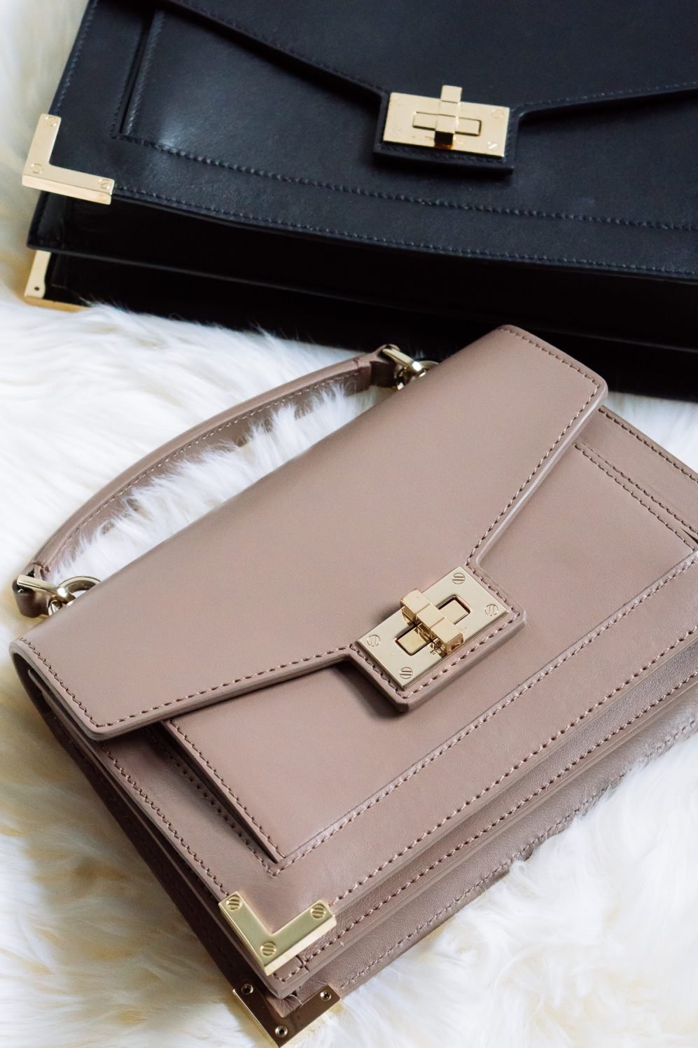Reference image illustrating The Kooples x Emily Ratajowski Emily Bag Review: Mini and Medium Sizes