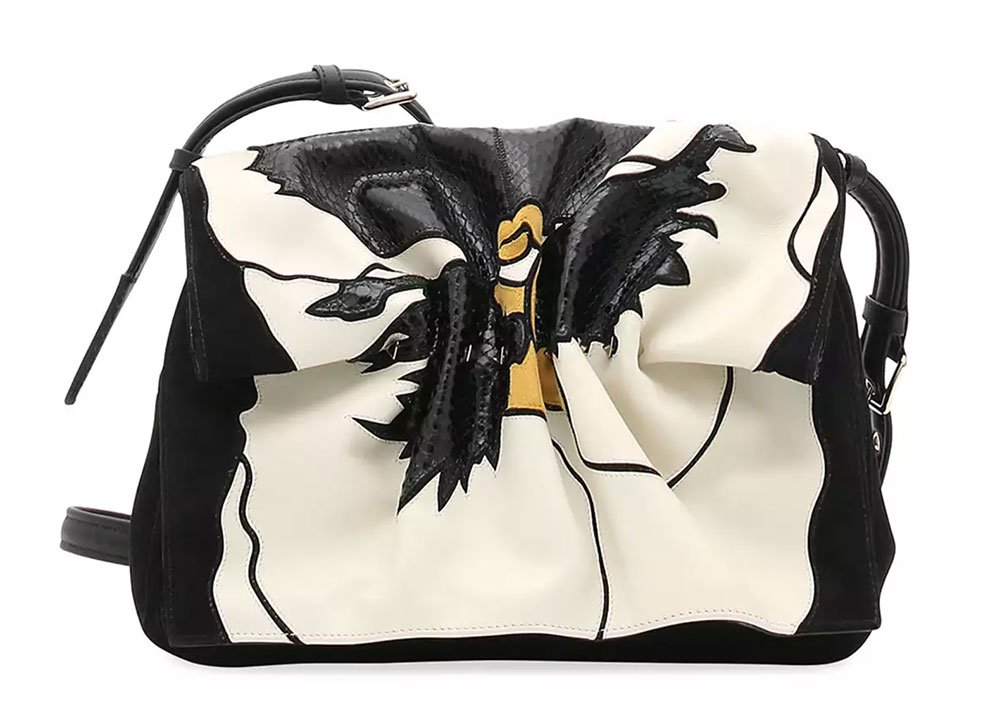 Reference image illustrating Valentino Bloomy Bag Fall 2018 Review: A Soft Messenger with a Gathered Flap
