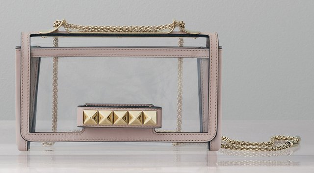 Valentino Rockstud Naked Collection: Transparent PVC Luxury Handbags and Shoes thumbnail