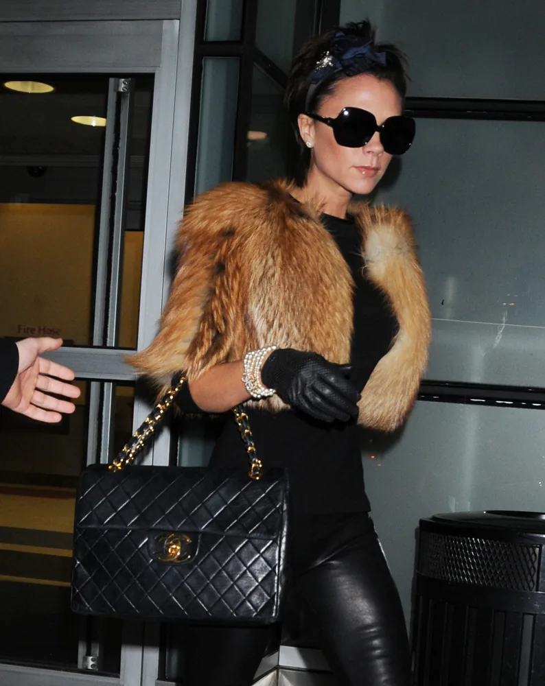 Reference image illustrating Victoria Beckham’s Handbag Collection: A Tour Through Hermès Birkins, Chanel Classics, and Her Own Designs