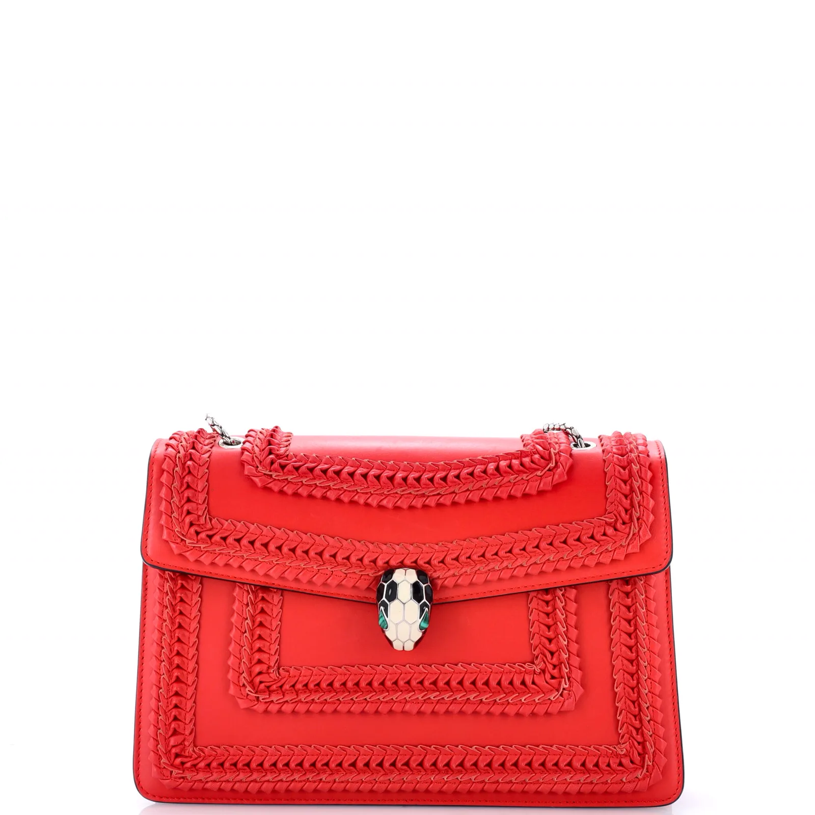 Bvlgari Serpenti Forever Square Shoulder Bag Plisse Leather Medium: A Detailed Review thumbnail