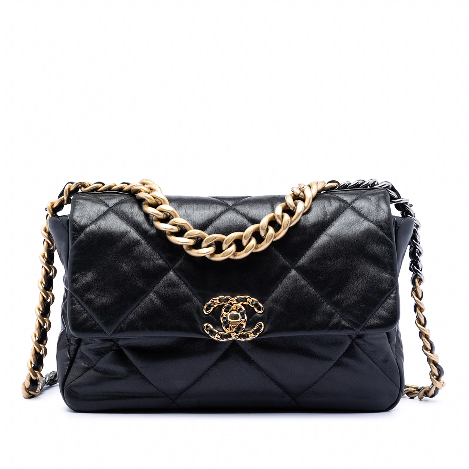 Chanel 19 Flap Bag Quilted Goatskin Large: A Modern Icon in Luxury Handbags thumbnail