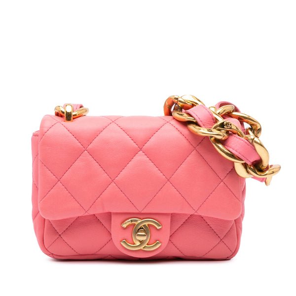 Reference image illustrating Chanel Funky Town Flap Bag Quilted Lambskin Mini: A Collector’s Guide
