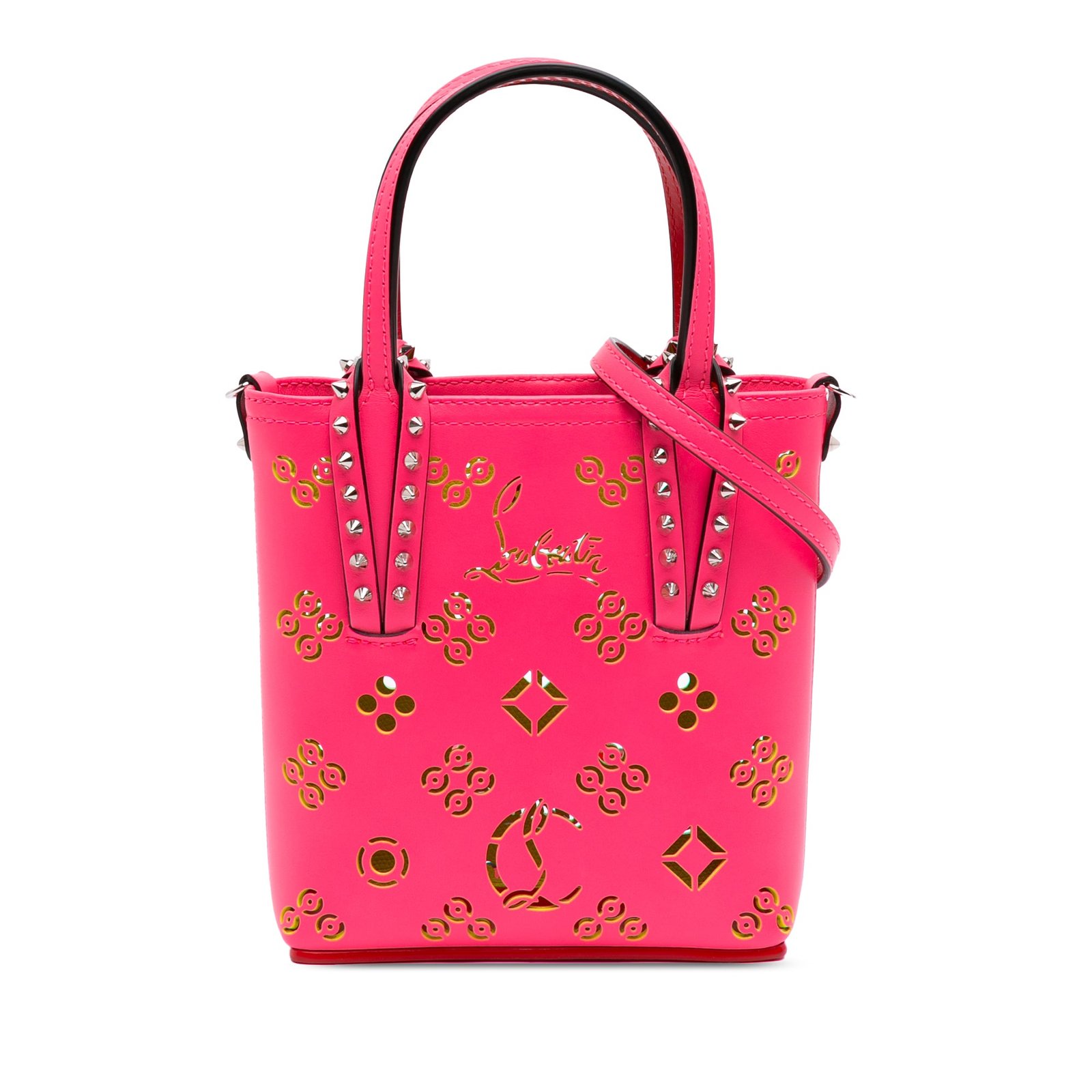 Christian Louboutin Cabata Tote Perforated Leather Mini: A Compact Icon of Parisian Craft thumbnail