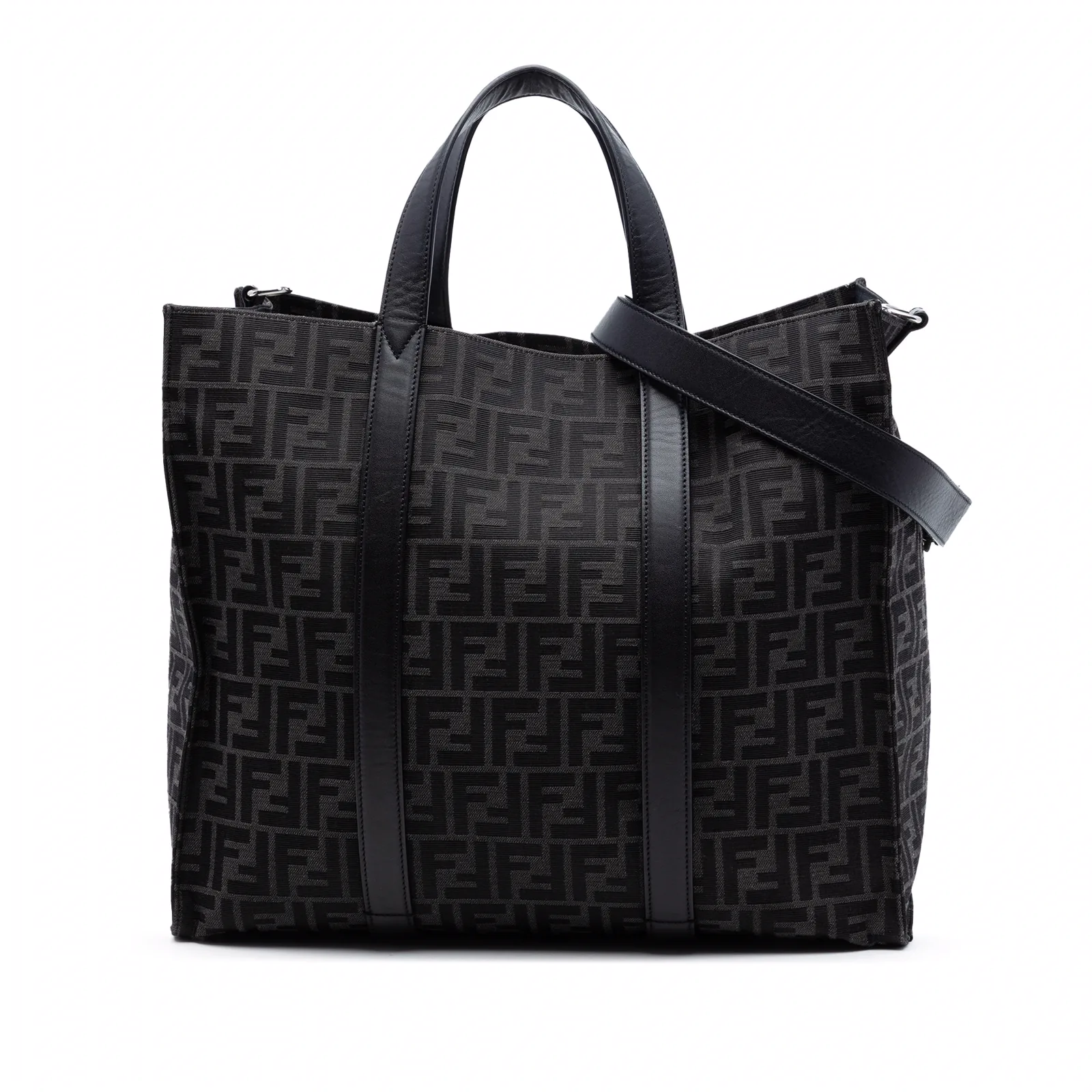Fendi Convertible Open Tote Zucca Jacquard Fabric and Leather Large: A Comprehensive Review thumbnail