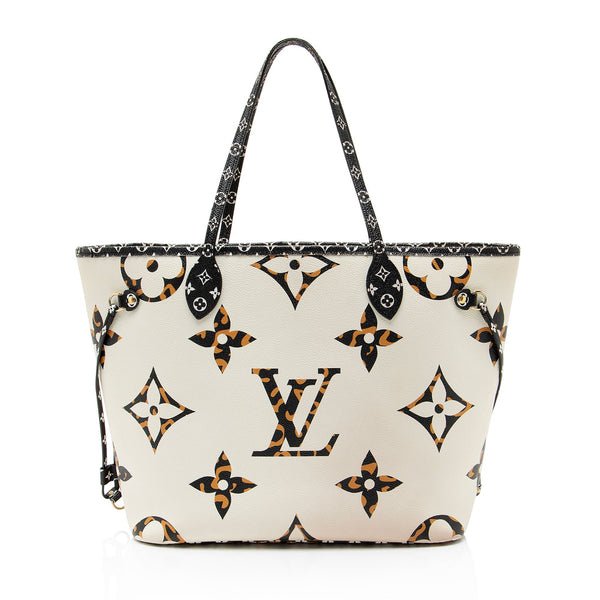 Reference image illustrating Louis Vuitton Neverfull NM Tote Limited Edition Jungle Monogram Giant MM: A Collector’s Guide