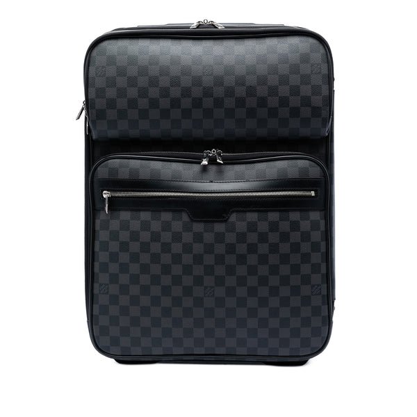 Reference image illustrating Louis Vuitton Pegase Business Luggage Damier Graphite 55: A Comprehensive Guide