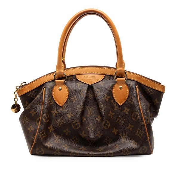 Reference image illustrating Louis Vuitton Tivoli Handbag Monogram Canvas PM: A Timeless Icon of Elegance and Craftsmanship