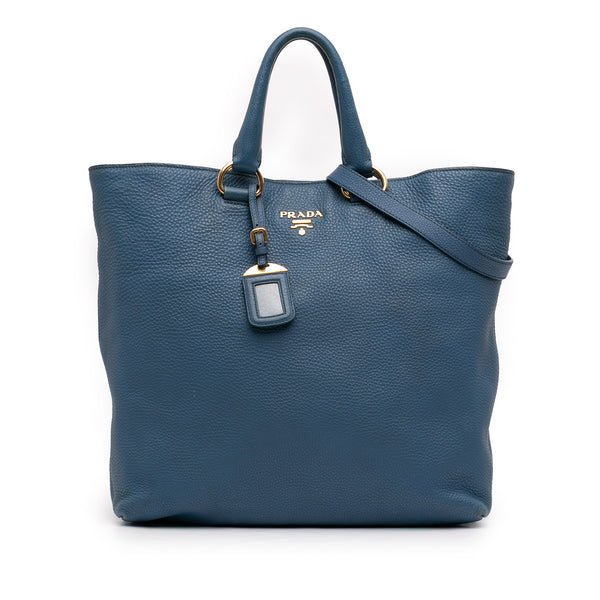 Reference image illustrating Prada Convertible Shopper Tote Vitello Daino Large: A Comprehensive Guide
