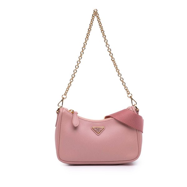 Reference image illustrating Prada Re-Edition 2005 Shoulder Bag Saffiano Leather Small: A Timeless Icon Reimagined